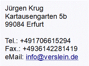 Kontaktinformationen